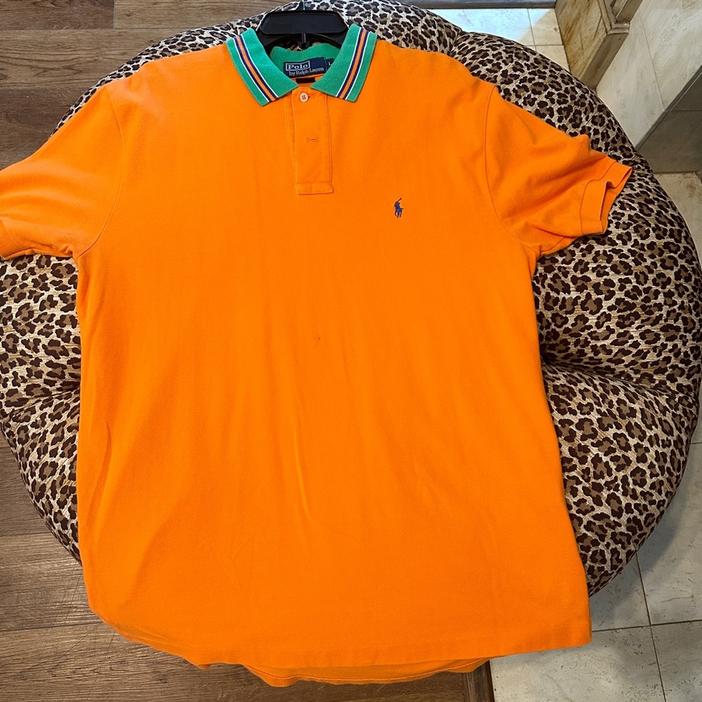 Polo Ralph Lauren Large Orange Polo Shirt